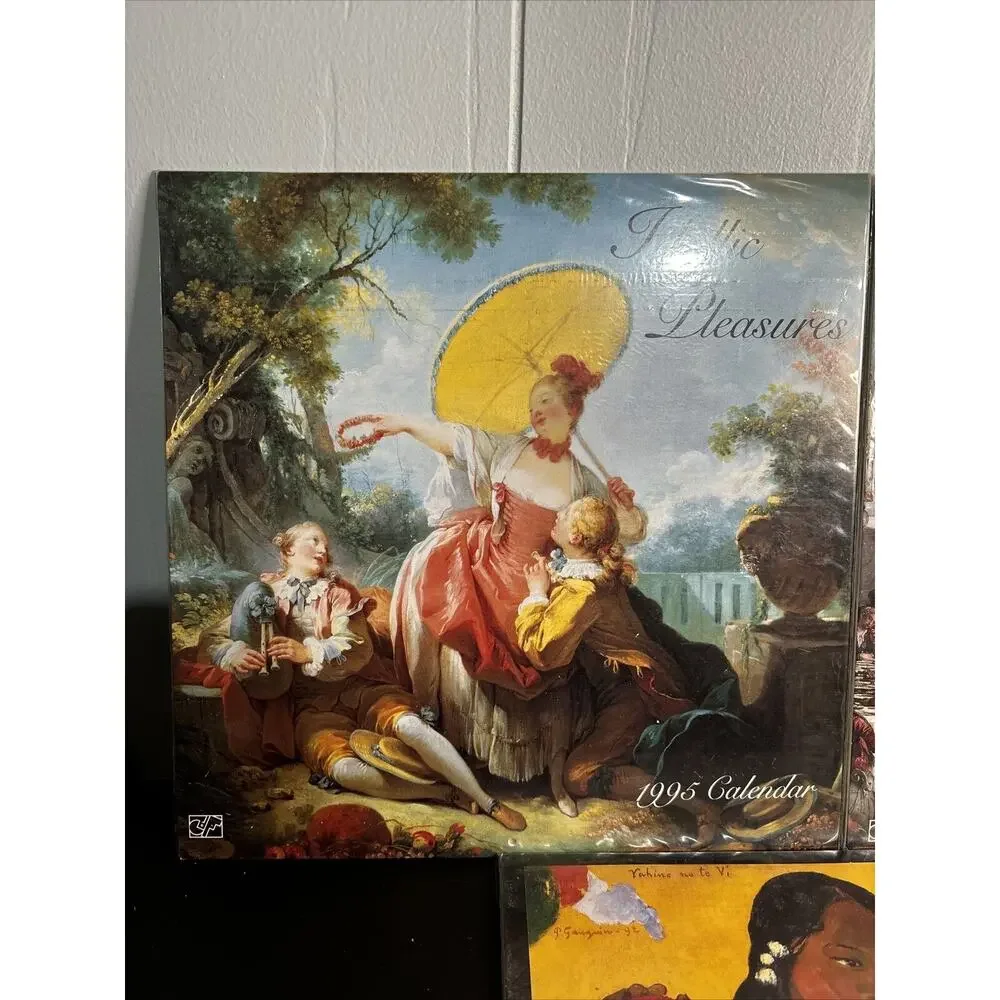 new sealed 1995 calendars - Graphique De France - Printed In Belgium (lot of 3)
